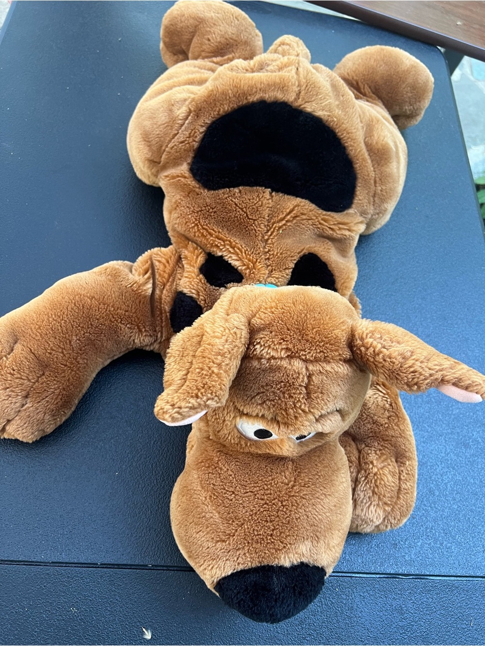 Large vintage plush scooby doo stuffed animal toy